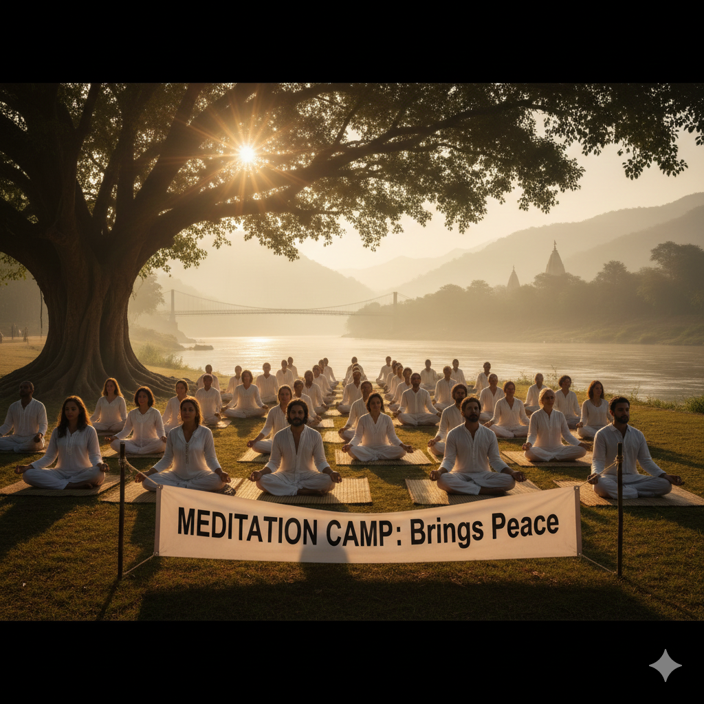 Meditation Camp Brings Peace to 200 Participants