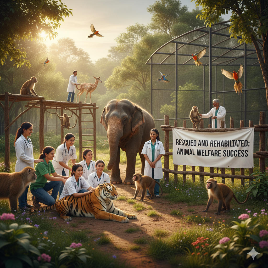 Rescued and Rehabilitated: Animal Welfare Success