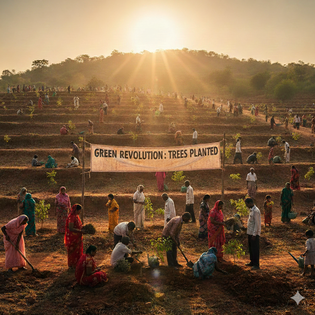 Green Revolution: 10,000 Trees Planted